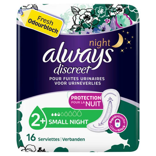 Always Discreet maandverband small night 16st