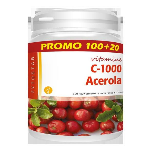 Fytostar Acerola vitamine C 1000 120zt