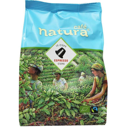 Cafe Natura Espresso koffiecap bio 15st