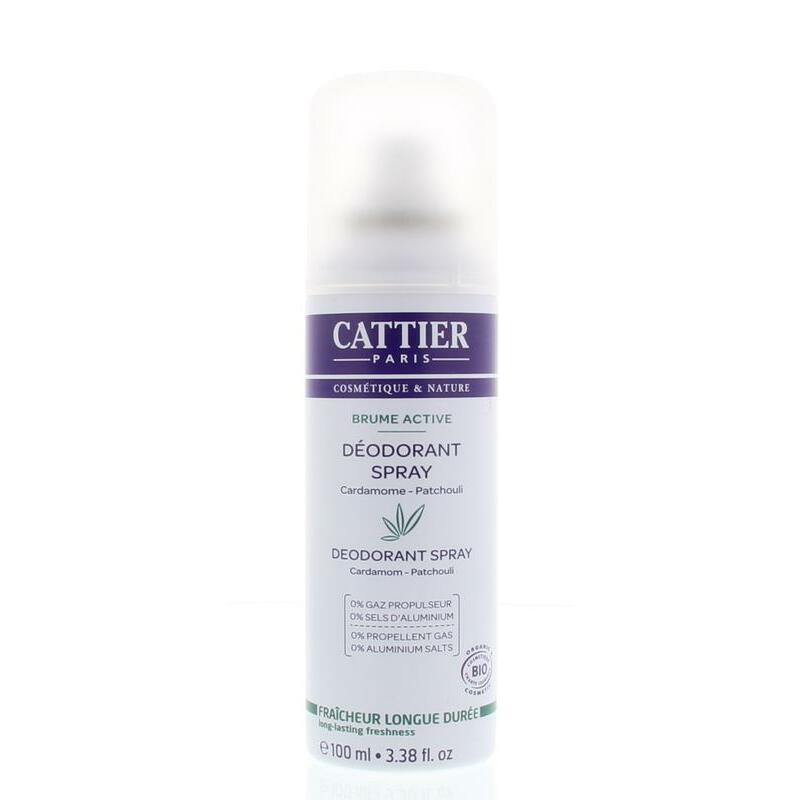 Cattier Deodorant spray cardamom patchouli 100ml