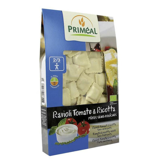 Primeal Ravioli tomaat ricotta bio 250g