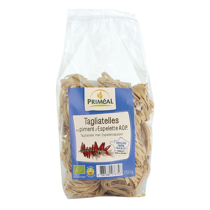 Primeal Tagliatelle espelettepeper bio 250g