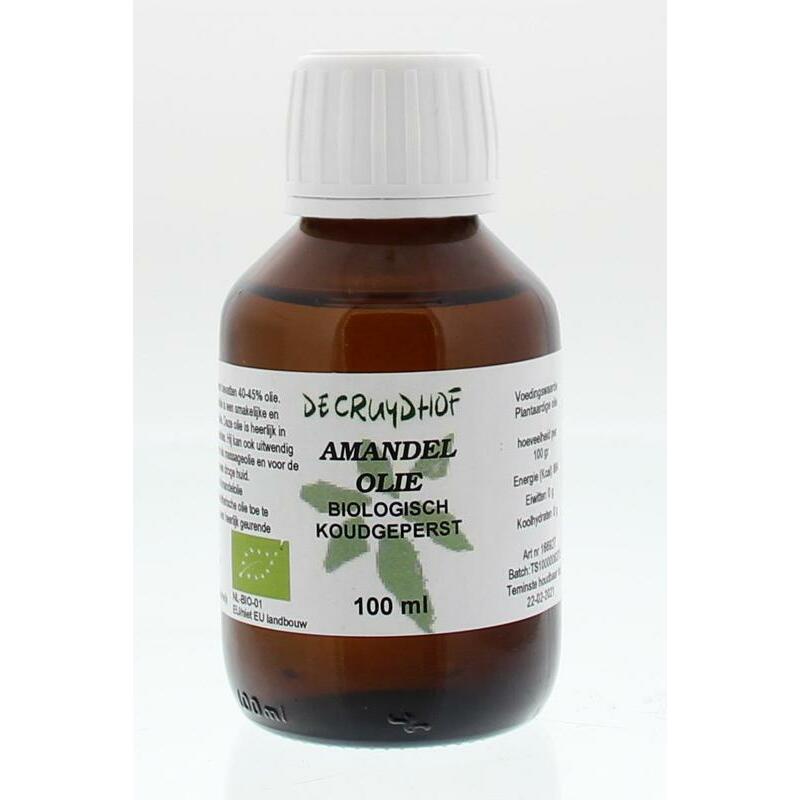 Cruydhof Amandelolie koudgeperst bio 100ml