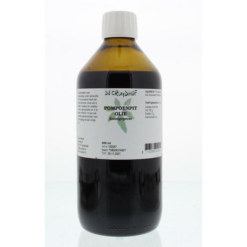 Cruydhof Pompoenpitolie koudgeperst 500ml