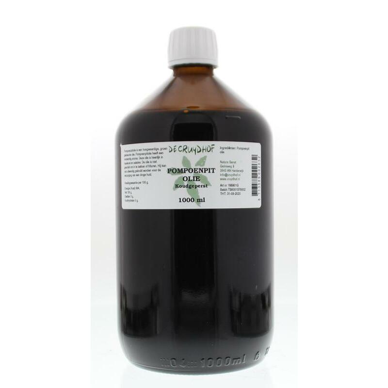 Cruydhof Pompoenpitolie koudgeperst 1000ml