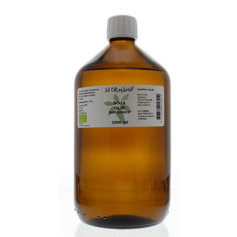 Cruydhof Sojaolie geraffineerd bio 1000ml