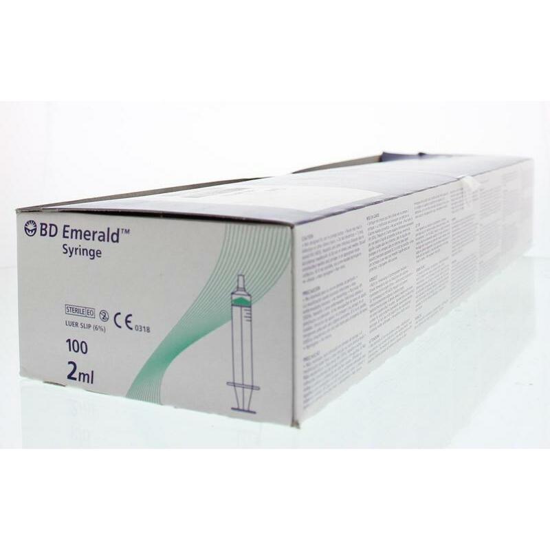 BD Emerald spuit 2 ml 3-delig 100st