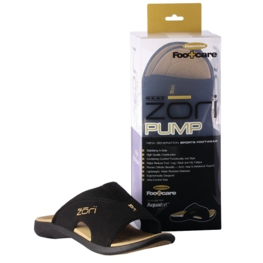 Zori Slipper vaste band maat 11 44 tot 44 2/3 zwart 1paar