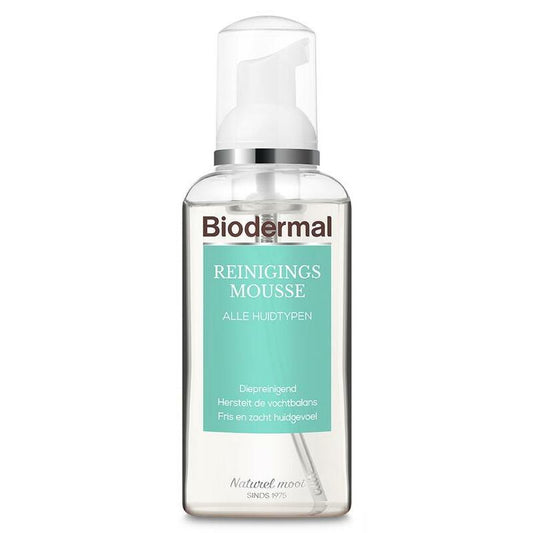 Biodermal Reinigingsmousse alle huidtypen 150ml