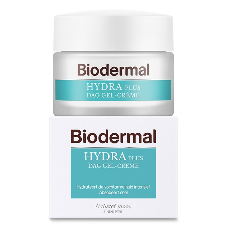 Biodermal Gelcreme dag hydraplus vochtarme huid 50ml