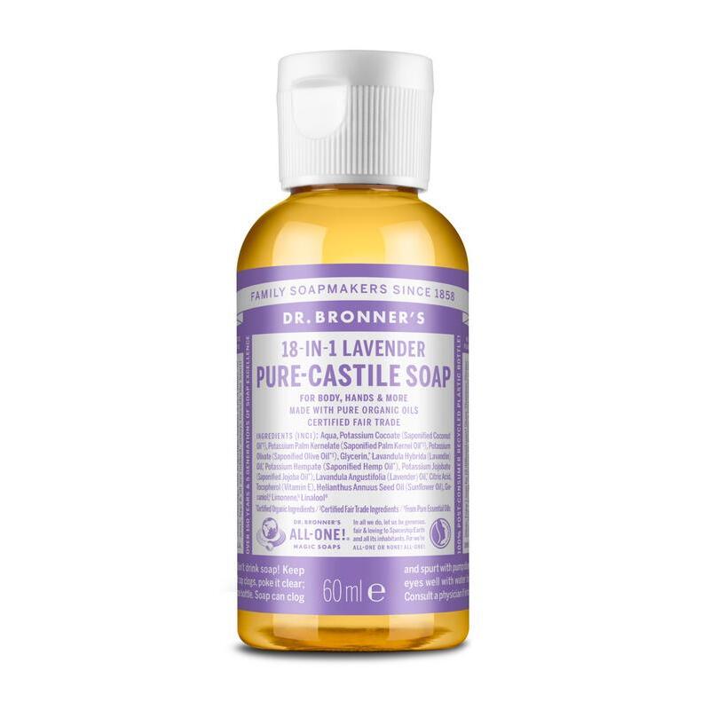 Dr Bronners Liquid soap lavendel 60ml