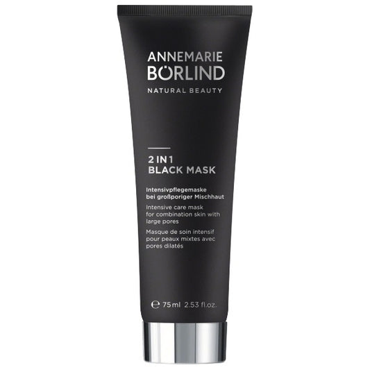 Borlind Masker skin & pore black 2 in 1 75ml