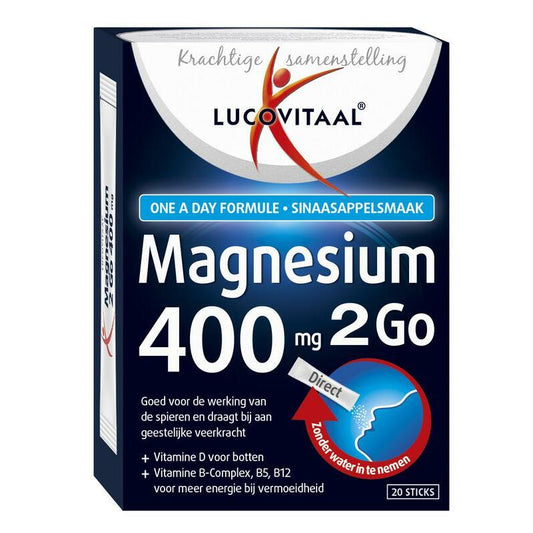 Lucovitaal Magnesium 400 2go 20sach