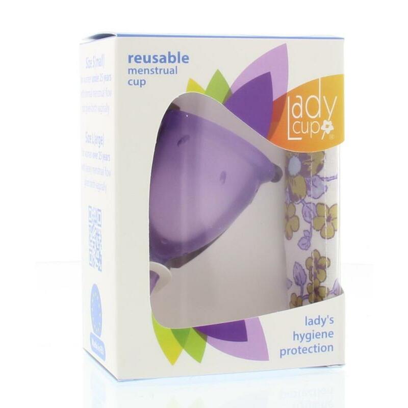 Ladycup Menstruatie cup lilac maat S 1st