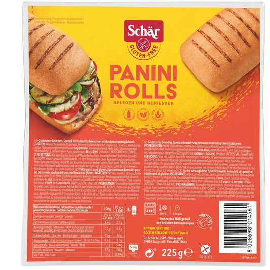 Dr Schar Panini rolls 75 gram 3x75g
