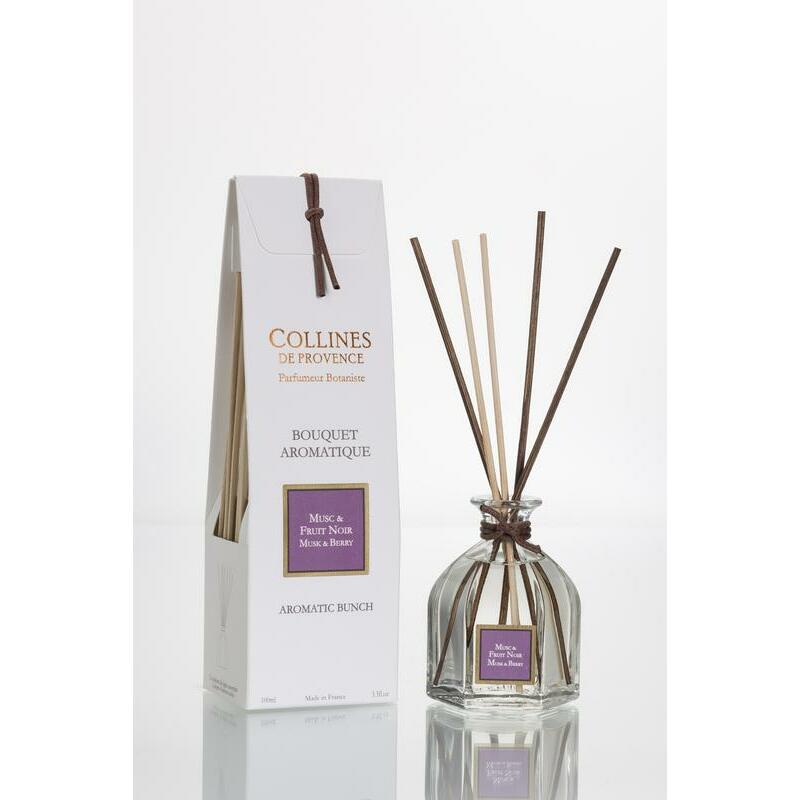 Collines de Prov Geurstokjes musk & berry 100ml
