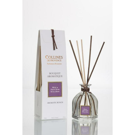 Collines de Prov Geurstokjes musk & berry 100ml