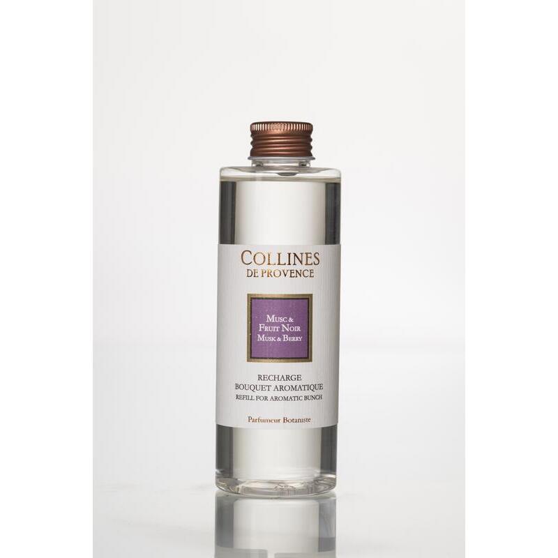 Collines de Prov Geurstokjes navul musk & berry 200ml