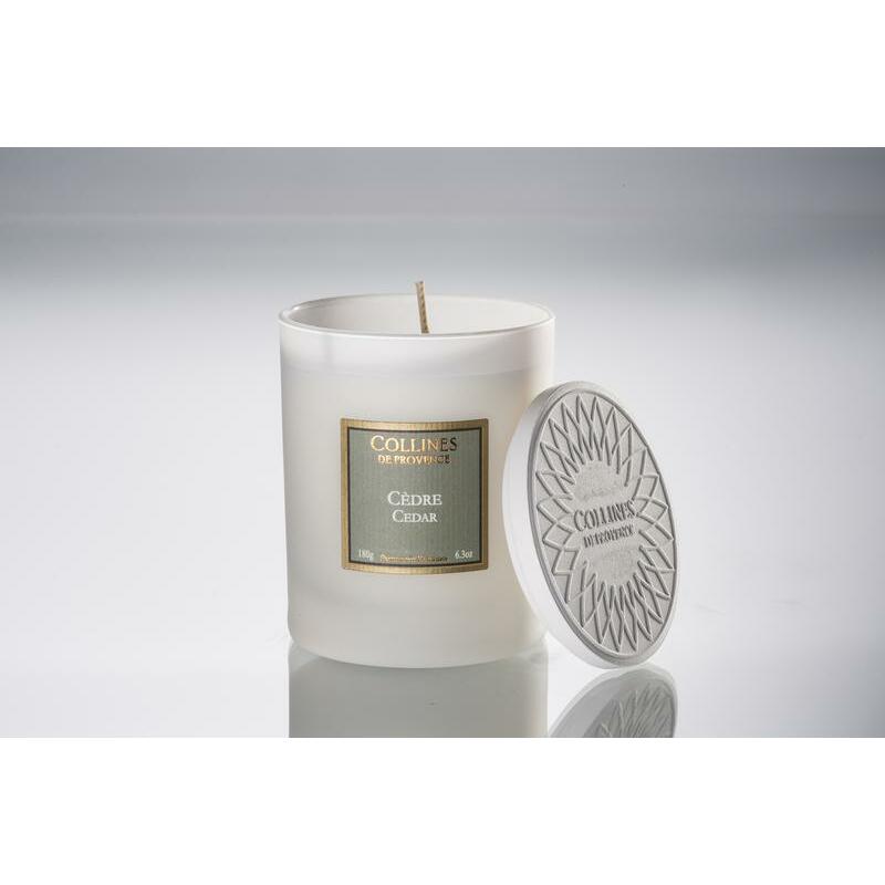 Collines de Prov Geurkaars ceder 180g