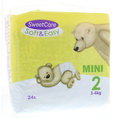 Sweetcare Luiers soft & easy mini nr 2 3-6kg 24st