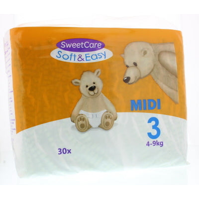 Sweetcare Luiers Soft & easy midi nr 3 4-9kg 30st