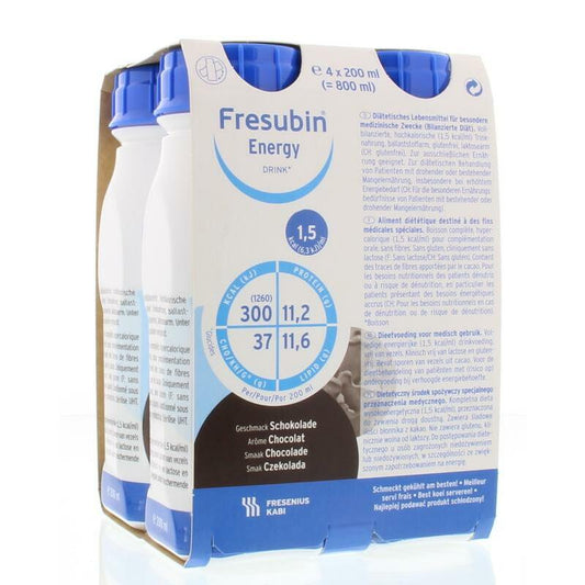 Fresubin Energy drink chocolate 200ml 4st