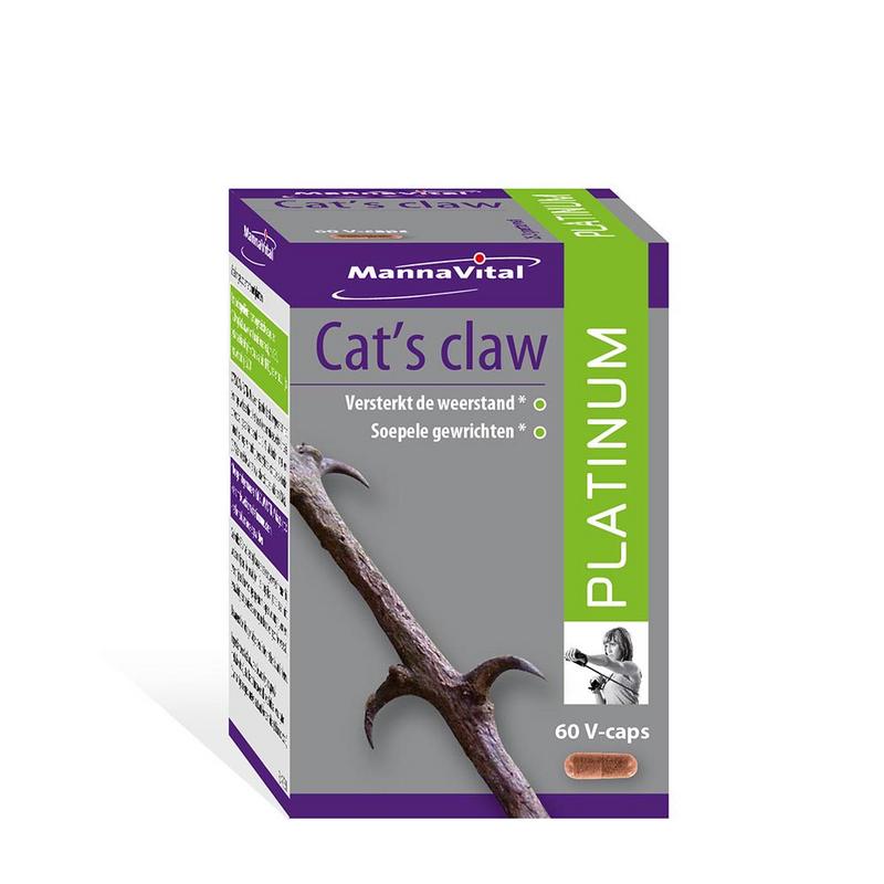Mannavital Cats claw platinum 60ca