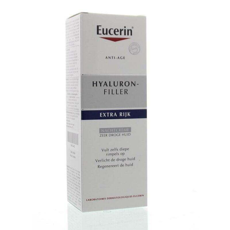 Eucerin Hyaluron extra rijk nachtcreme (zeer) droge huid 50ml