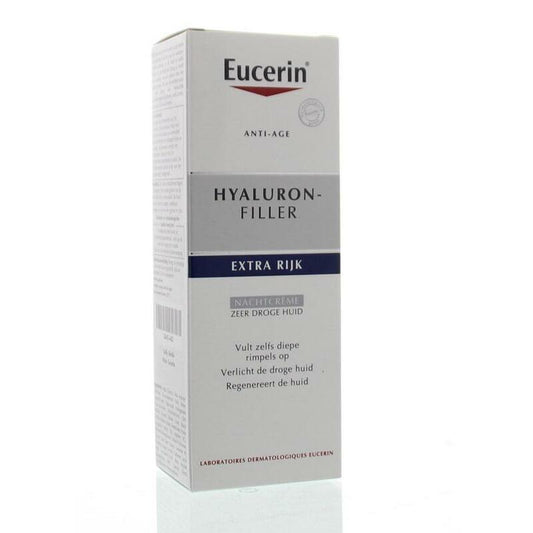 Eucerin Hyaluron extra rijk nachtcreme (zeer) droge huid 50ml