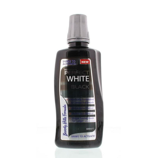 Beverly Hills Perfect white black sensitive mouthwash 500ml