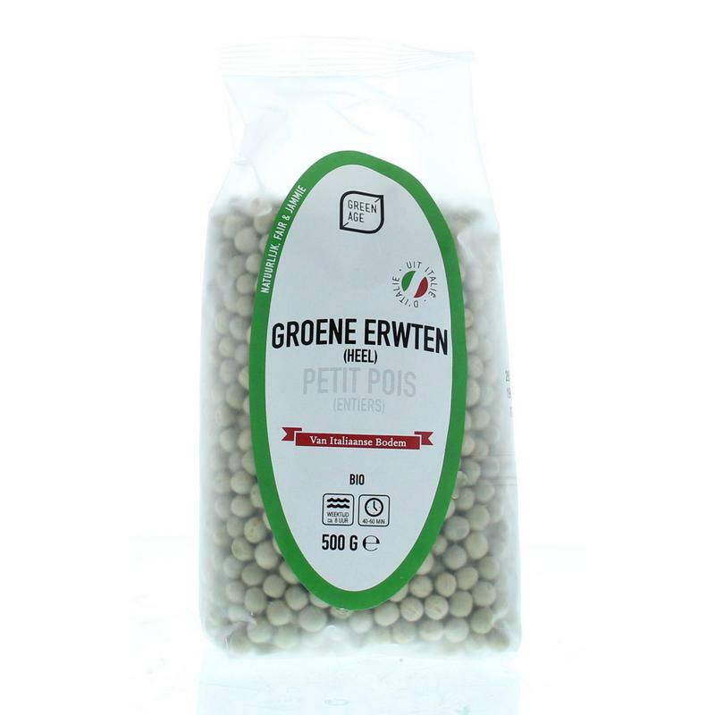 Greenage Groene erwten bio 500g