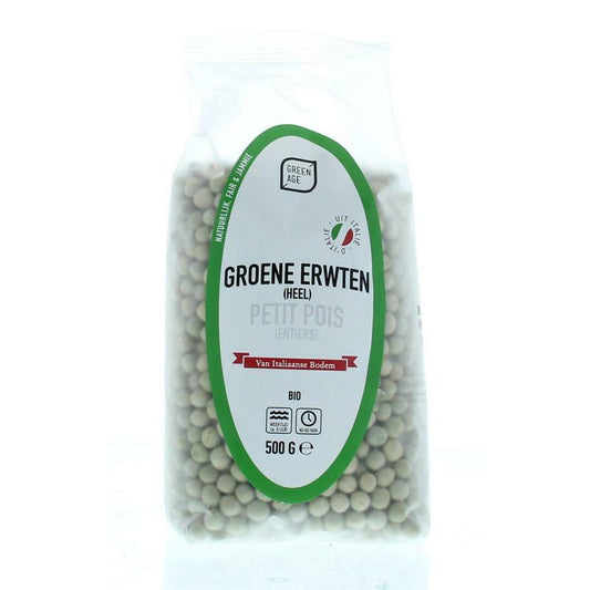 Greenage Groene erwten bio 500g
