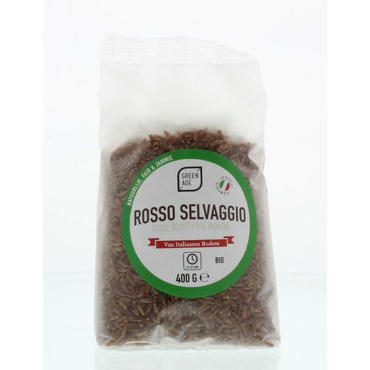 Greenage Rode rijst rosso selvaggio bio 400g