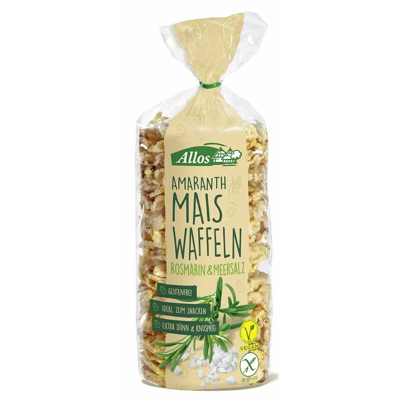 Allos Amarant maiswafels rozemarijn bio 100g