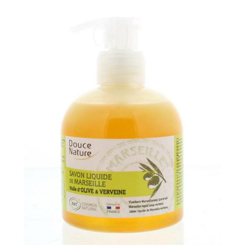 Douce Nature Zeep Marseille vloeibaar ijzerkruid/verbena bio 300ml