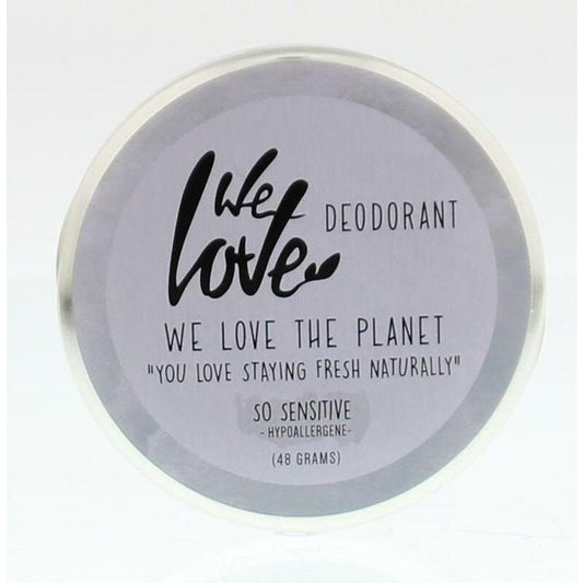 We Love The planet 100% natural deodorant so sensitive 48g