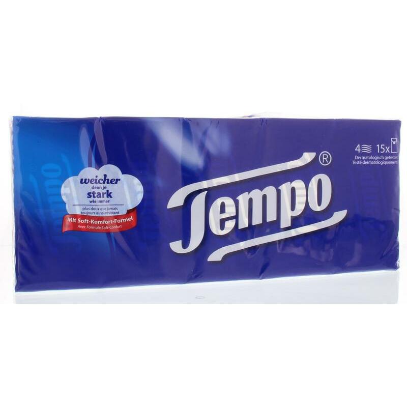 Tempo Zakdoekje original zakje van 10 15st