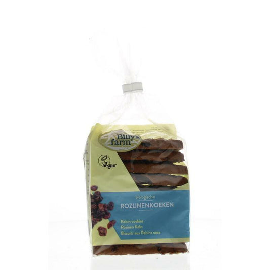 Billy's Farm Rozijnenkoeken bio 230g