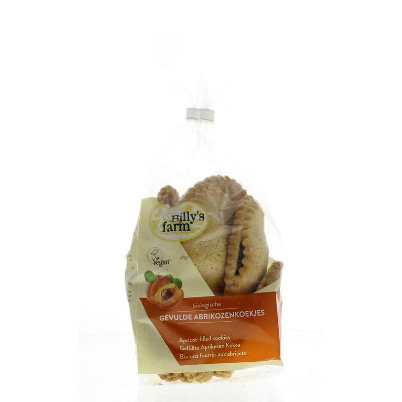 Billy's Farm Abrikozenkoekje gevuld bio 200g