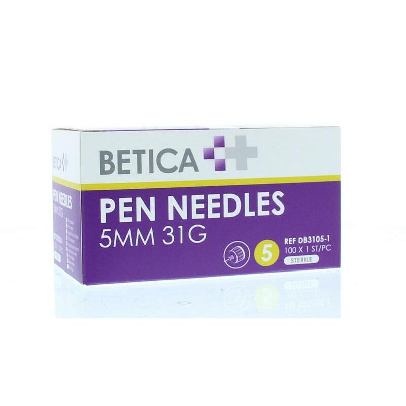 Betica Pen needle 5 mm x 31G 100st