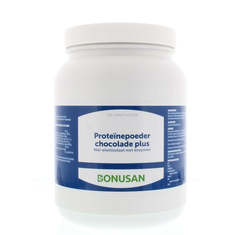 Bonusan Proteine poeder chocolade plus 750g
