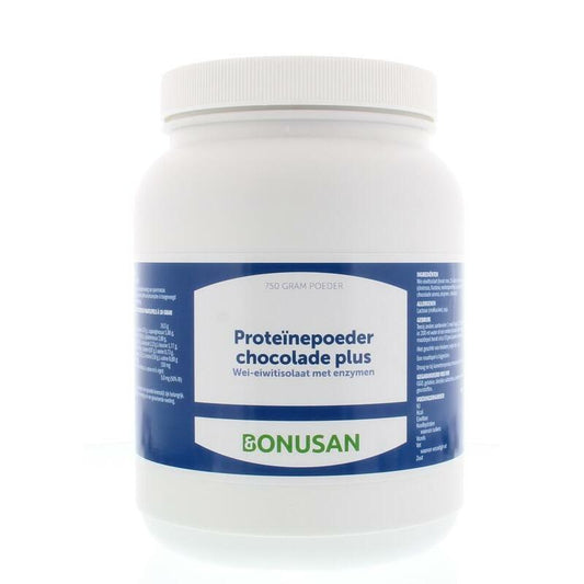 Bonusan Proteine poeder chocolade plus 750g