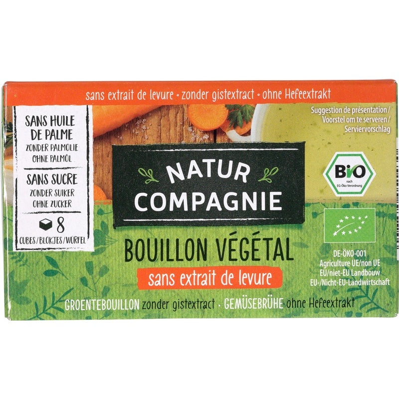 Natur Compagnie Groentebouillon zonder gist bio 8st