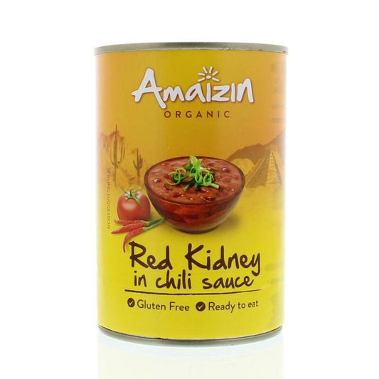 Amaizin Rode kidneybonen in chilisaus bio 400g