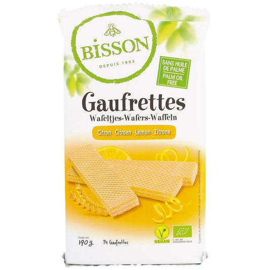 Bisson Wafels citroen bio 190g