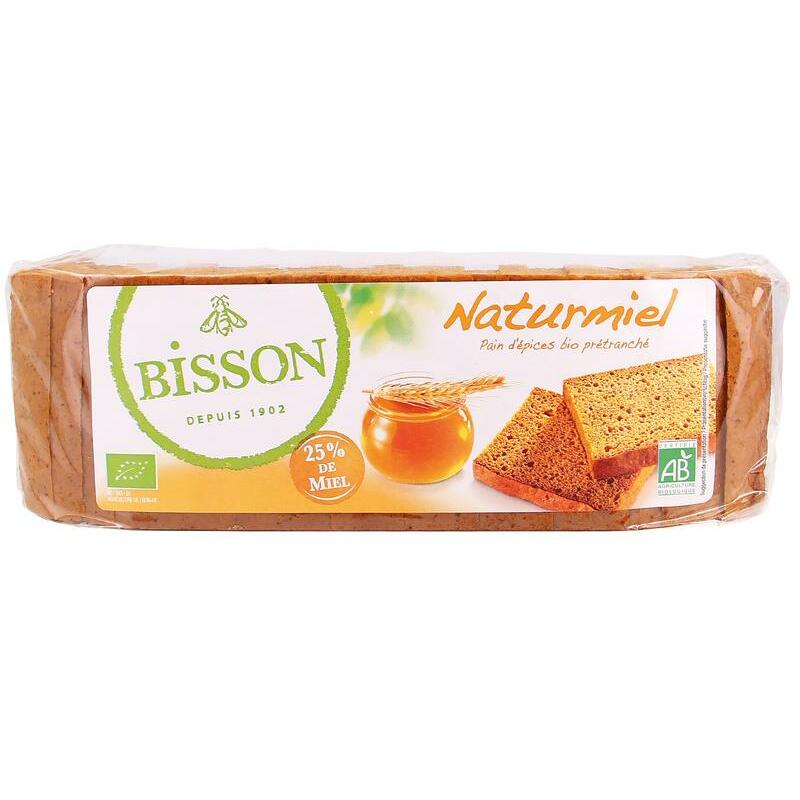 Bisson Naturmiel honingkoek bio 300g