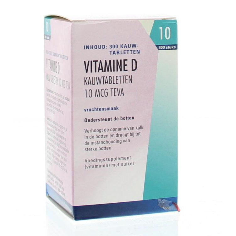 Teva Vitamine D 10 mcg 400IE 300tb