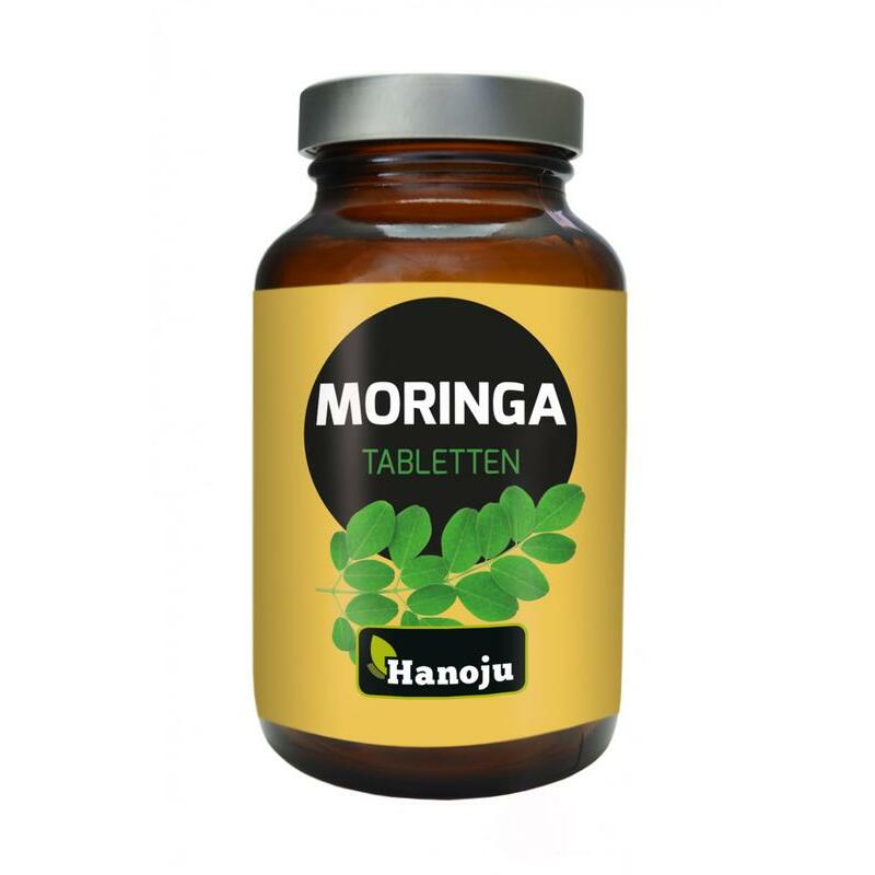 Hanoju Moringa oleifera heelblad 500 mg 600tb