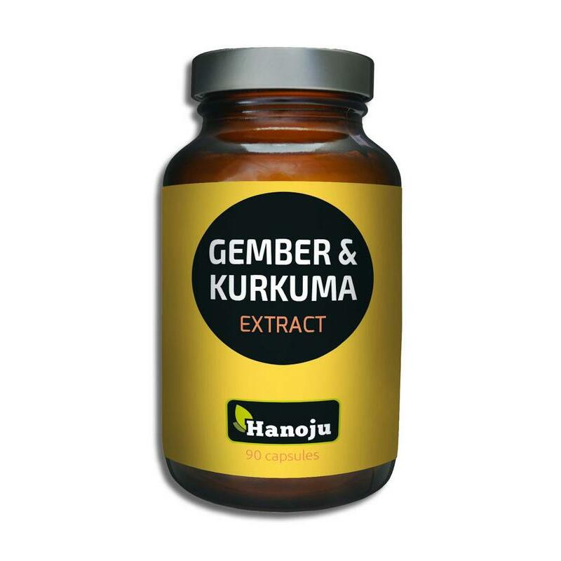 Hanoju Gember & curcuma extract 90vc
