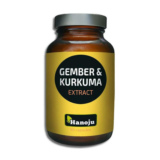 Hanoju Gember & curcuma extract 90vc